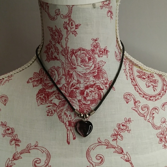 Vintage heart pendant necklace - Picture 5 of 5